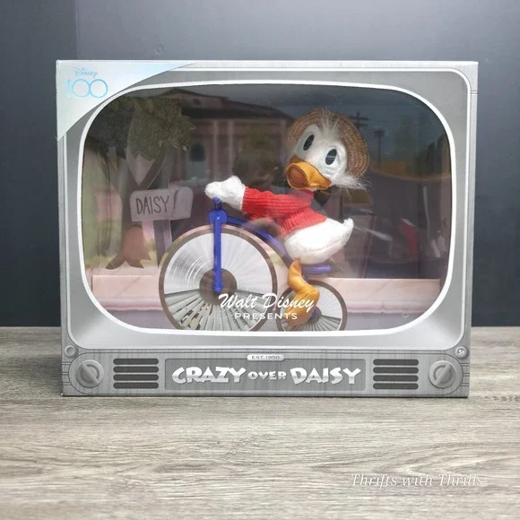 Disney's 100th Anniversary - "Crazy Over Daisy" Plush Set - Bike Wheel Moves! - Picture 6 of 12